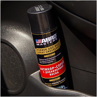 Антикор-спрей с воском черный 700мл